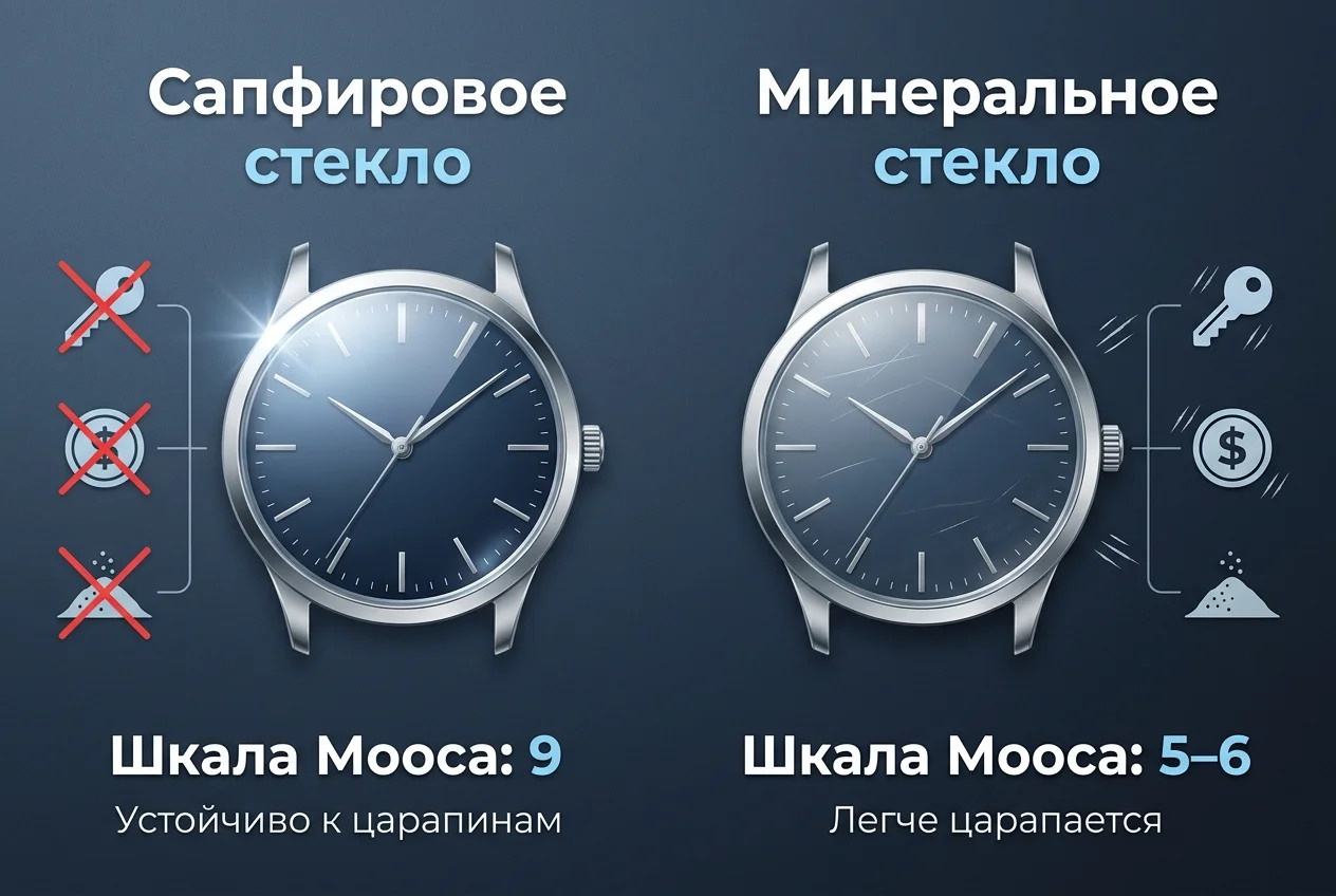 Итоги - как сделать правильный выбор минеральное или сапфировое стекло