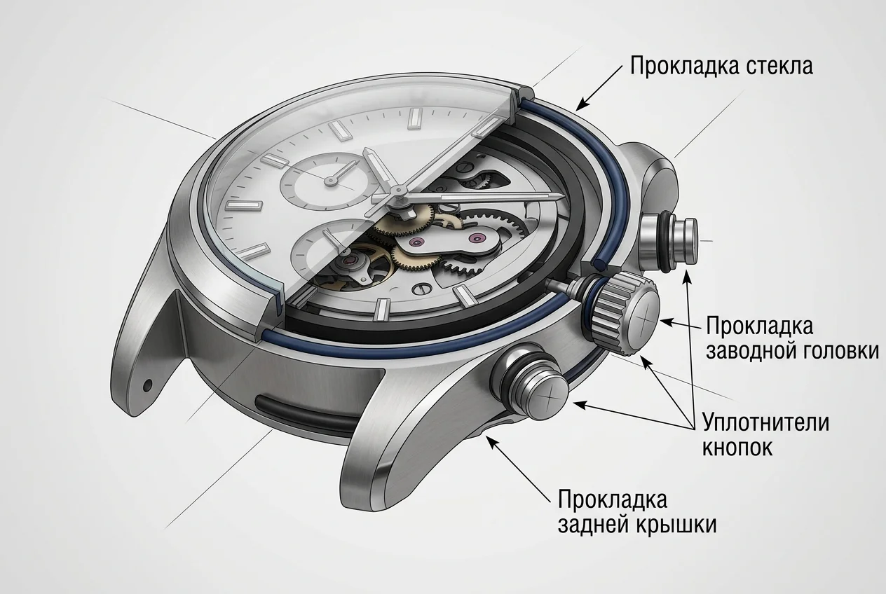 Что такое водонепроницаемость часов и как она работает