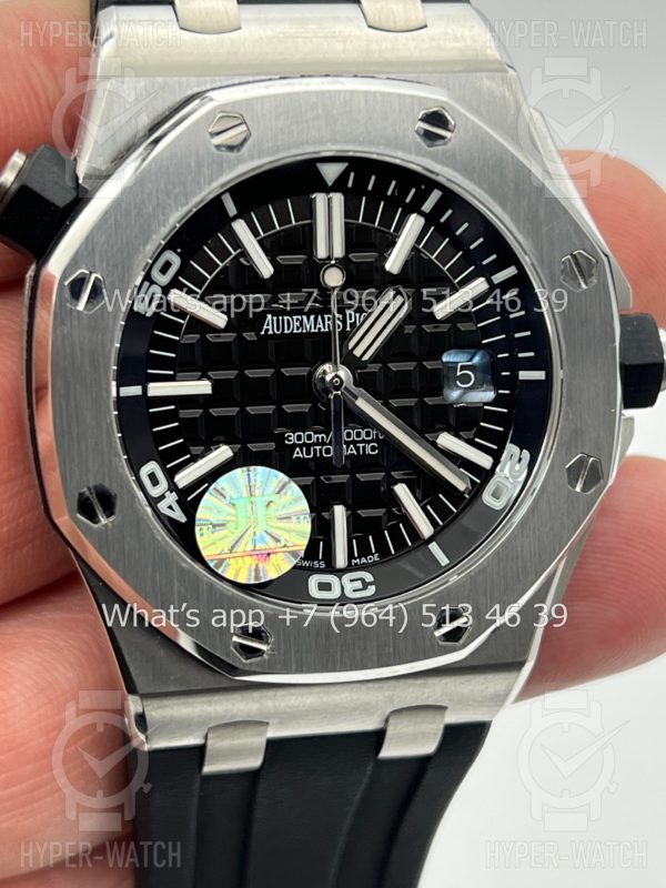 Товар Audemars Piguet Royal Oak Offshore Diver 15703ST.OO.A002CA.01 Black Фото 2 - Audemars Piguet Royal Oak Offshore Diver 15703ST.OO.A002CA.01 Black