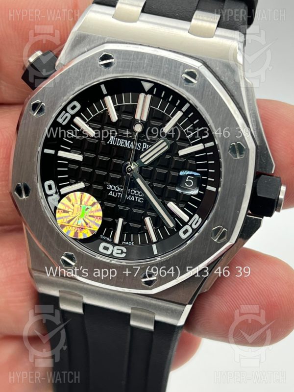 Товар Audemars Piguet Royal Oak Offshore Diver 15703ST.OO.A002CA.01 Black Фото 3 - Audemars Piguet Royal Oak Offshore Diver 15703ST.OO.A002CA.01 Black