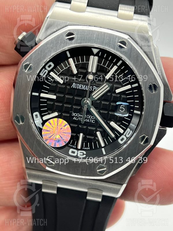 Товар Audemars Piguet Royal Oak Offshore Diver 15703ST.OO.A002CA.01 Black Фото 4 - Audemars Piguet Royal Oak Offshore Diver 15703ST.OO.A002CA.01 Black
