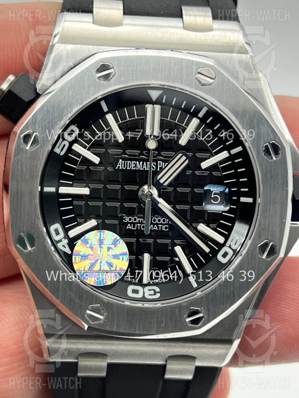 Товар Audemars Piguet Royal Oak Offshore Diver 15703ST.OO.A002CA.01 Black Фото 5 - Audemars Piguet Royal Oak Offshore Diver 15703ST.OO.A002CA.01 Black