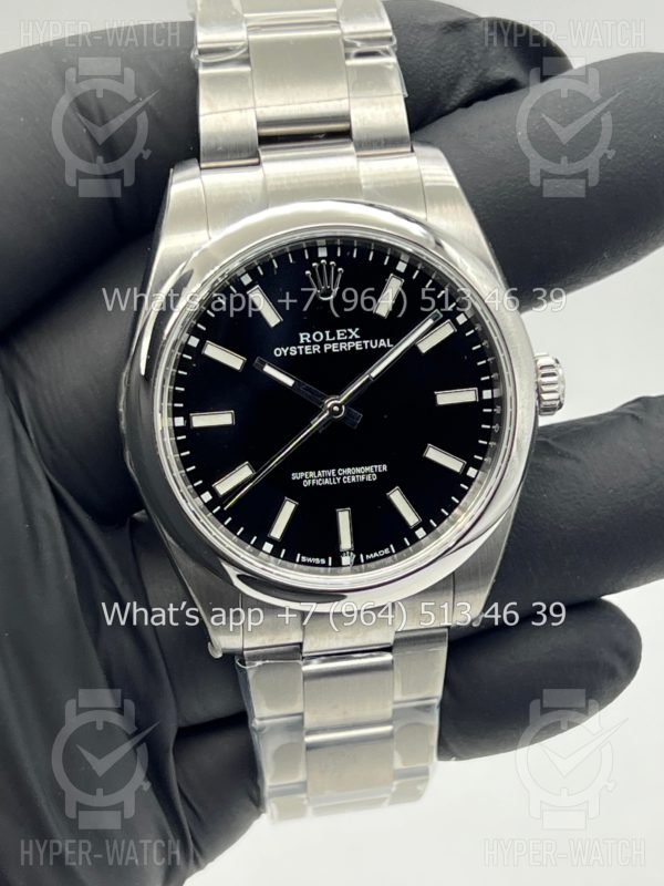Товар Rolex Oyster Perpetual 39mm 114300 Black Фото 2 - Rolex Oyster Perpetual 39mm 114300 Black