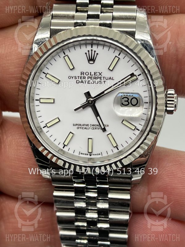 Товар Rolex DateJust 36mm 126234 White Dial Фото 2 - Rolex DateJust 36mm 126234 White Dial