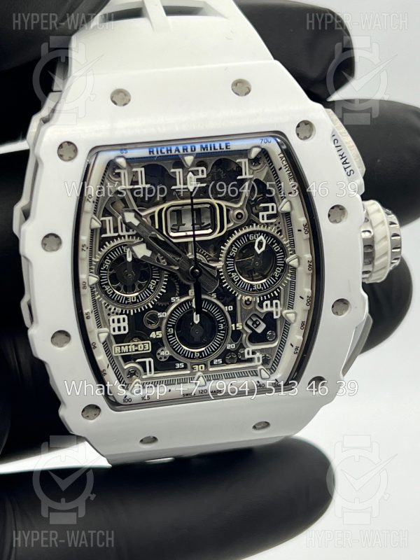 Фото 2 - Richard Mille RM 011-03 White Steel