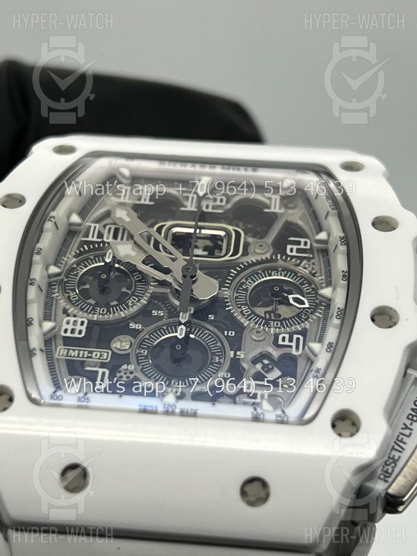 Фото 10 - Richard Mille RM 011-03 White Steel