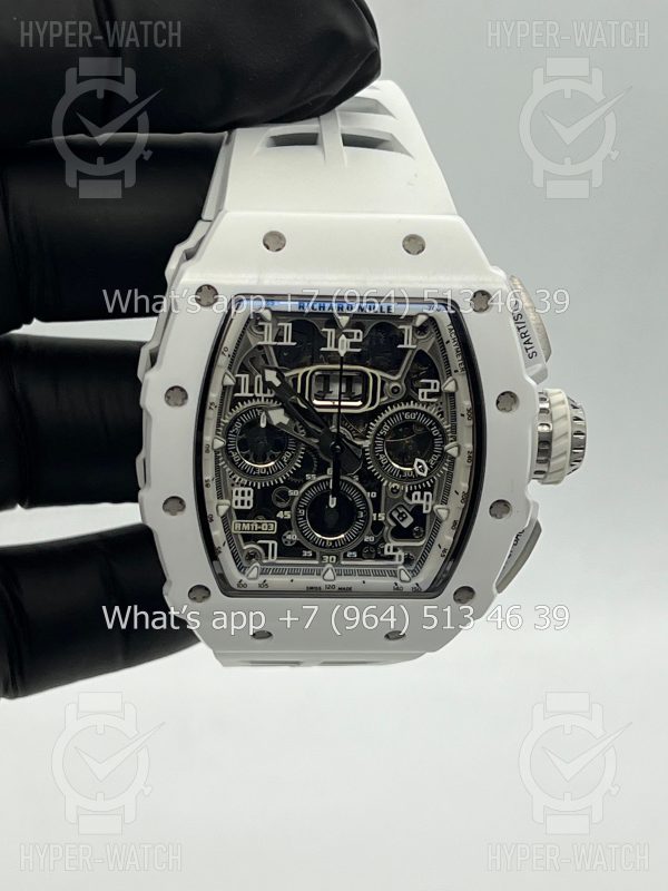 Фото 11 - Richard Mille RM 011-03 White Steel