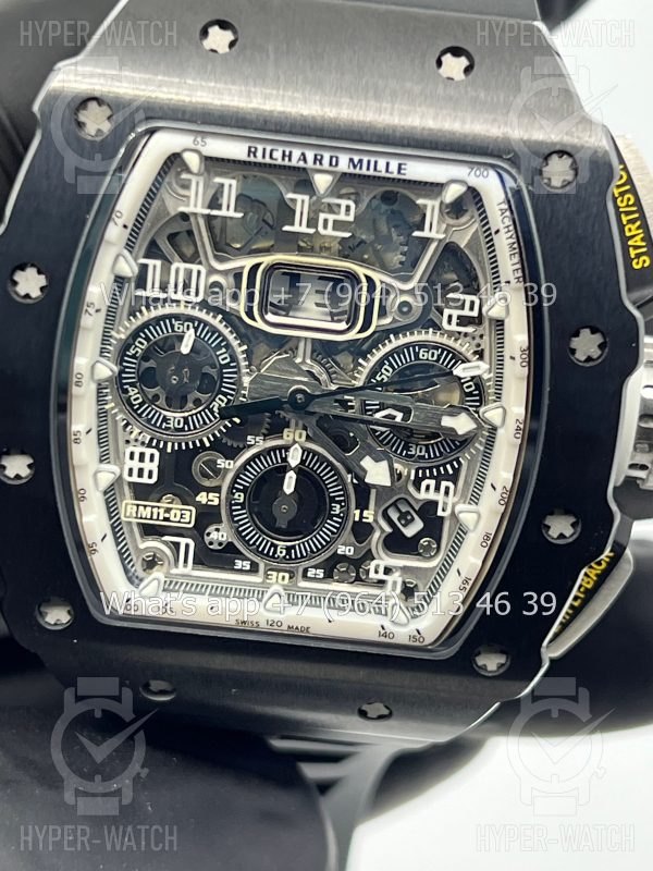 Товар Richard Mille RM 011-03 Black Chronograph Фото 4 - Richard Mille RM 011-03 Black Chronograph