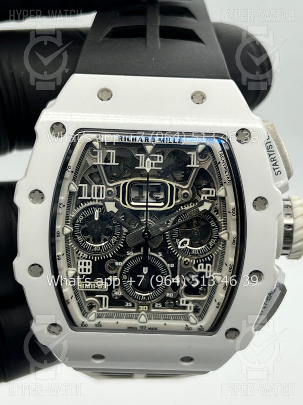 Товар Richard Mille RM 011-03 White Black Фото 2 - Richard Mille RM 011-03 White Black