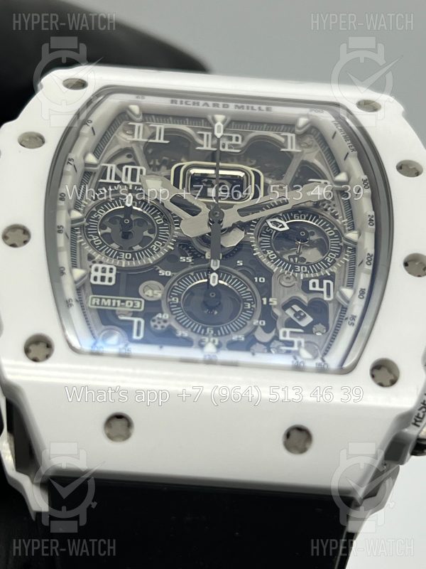 Товар Richard Mille RM 011-03 White Black Фото 8 - Richard Mille RM 011-03 White Black