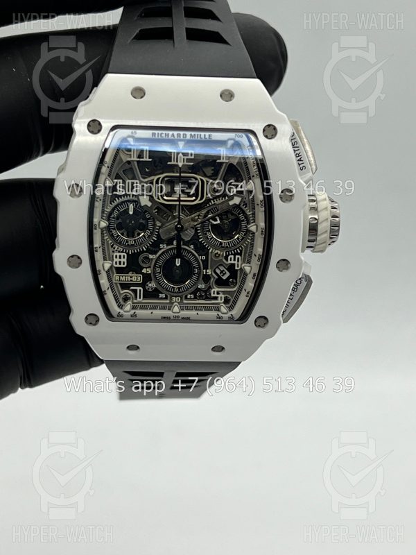 Товар Richard Mille RM 011-03 White Black Фото 9 - Richard Mille RM 011-03 White Black