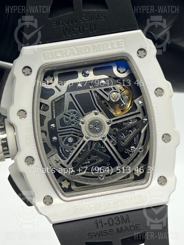 Товар Richard Mille RM 011-03 White Black Фото 14 - Richard Mille RM 011-03 White Black