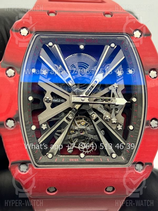 Товар Richard Mille RM 12-01 Tourbillon Carbon Red Фото 2 - Richard Mille RM 12-01 Tourbillon Carbon Red