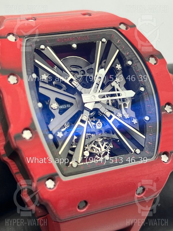 Товар Richard Mille RM 12-01 Tourbillon Carbon Red Фото 4 - Richard Mille RM 12-01 Tourbillon Carbon Red