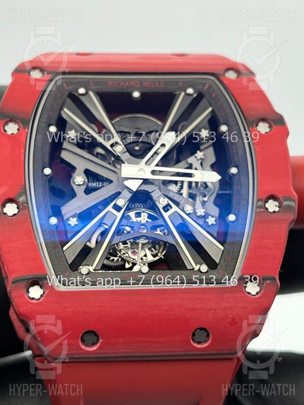 Товар Richard Mille RM 12-01 Tourbillon Carbon Red Фото 10 - Richard Mille RM 12-01 Tourbillon Carbon Red