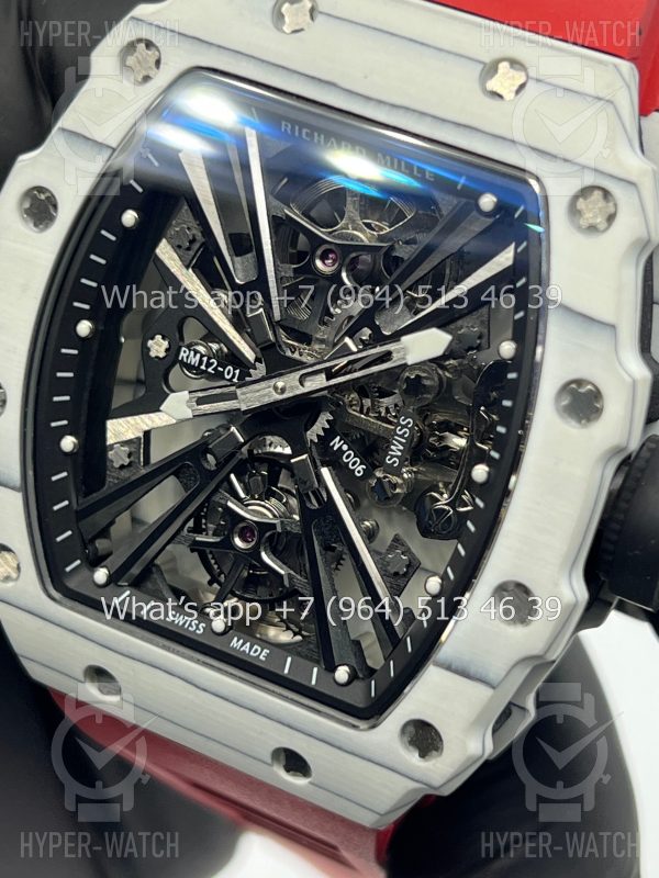 Товар Richard Mille RM 12-01 Tourbillon Carbon White Фото 8 - Richard Mille RM 12-01 Tourbillon Carbon White