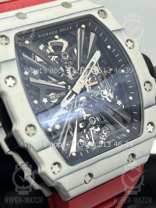 Товар Richard Mille RM 12-01 Tourbillon Carbon White Фото 12 - Richard Mille RM 12-01 Tourbillon Carbon White