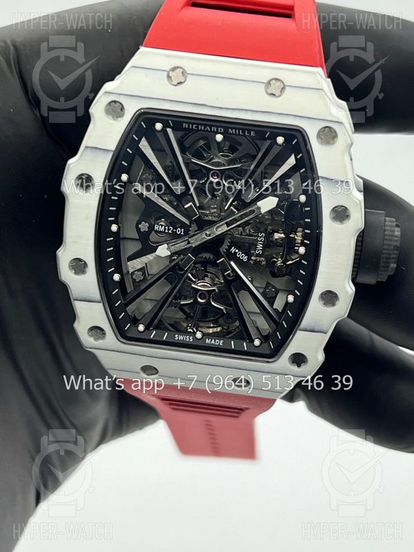 Товар Richard Mille RM 12-01 Tourbillon Carbon White Фото 14 - Richard Mille RM 12-01 Tourbillon Carbon White