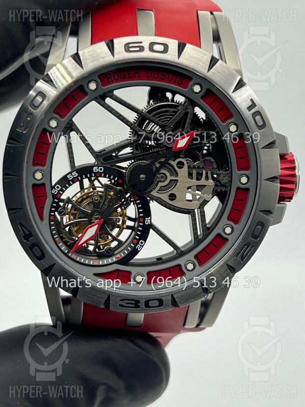 Товар Roger Dubuis Excalibur 45mm Flying Tourbillon Red Фото 2 - Roger Dubuis Excalibur 45mm Flying Tourbillon Red