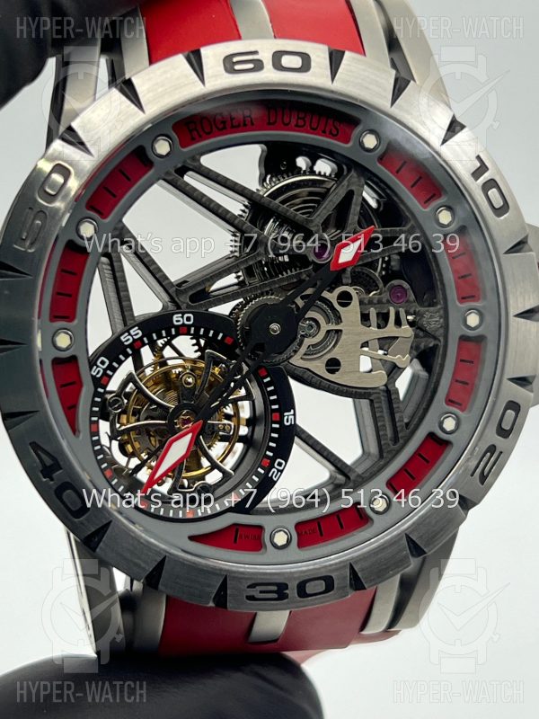 Товар Roger Dubuis Excalibur 45mm Flying Tourbillon Red Фото 3 - Roger Dubuis Excalibur 45mm Flying Tourbillon Red