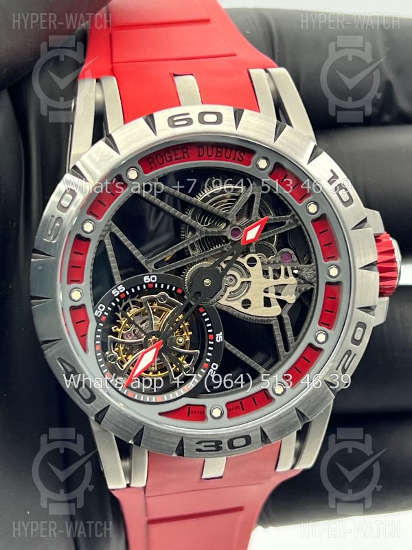 Товар Roger Dubuis Excalibur 45mm Flying Tourbillon Red Фото 5 - Roger Dubuis Excalibur 45mm Flying Tourbillon Red