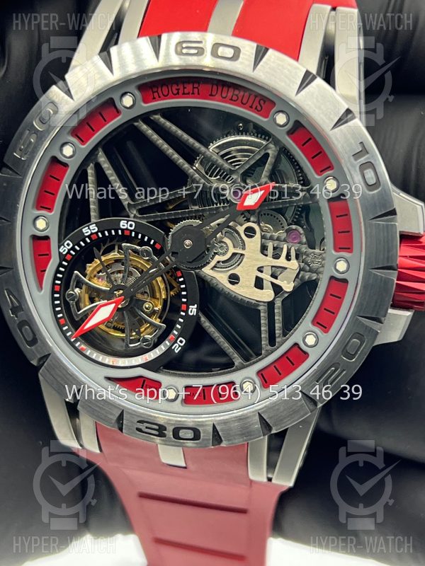 Товар Roger Dubuis Excalibur 45mm Flying Tourbillon Red Фото 6 - Roger Dubuis Excalibur 45mm Flying Tourbillon Red