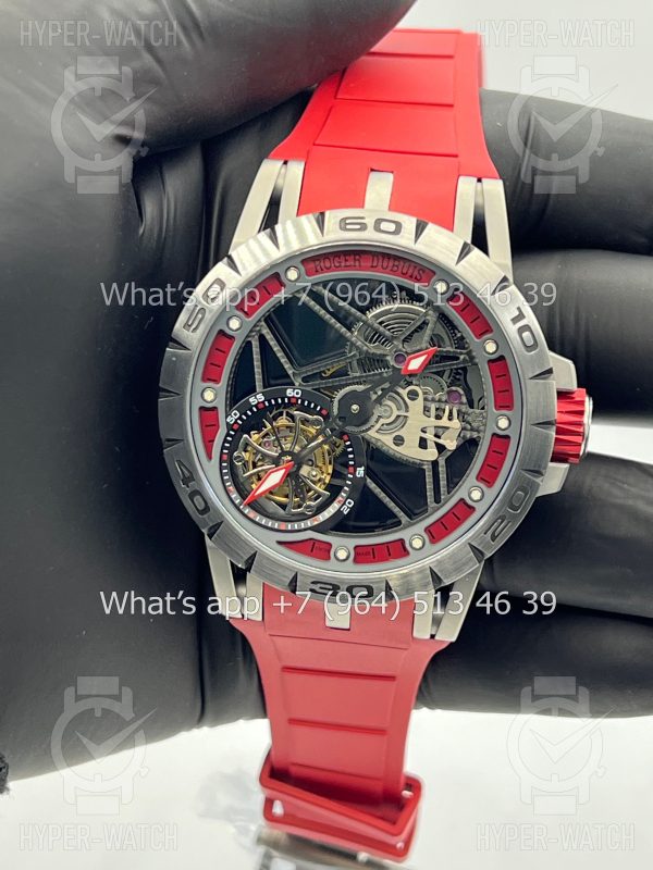 Товар Roger Dubuis Excalibur 45mm Flying Tourbillon Red Фото 7 - Roger Dubuis Excalibur 45mm Flying Tourbillon Red