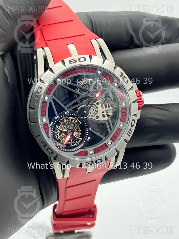 Товар Roger Dubuis Excalibur 45mm Flying Tourbillon Red Фото 8 - Roger Dubuis Excalibur 45mm Flying Tourbillon Red