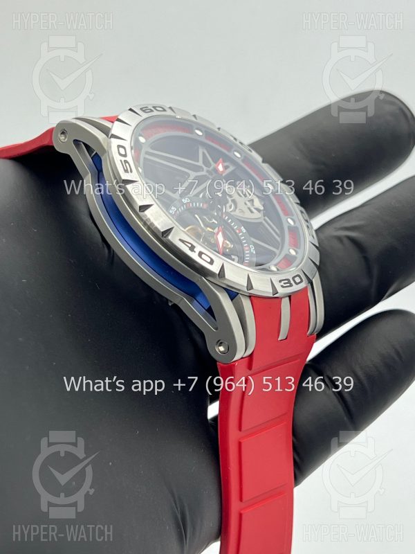 Товар Roger Dubuis Excalibur 45mm Flying Tourbillon Red Фото 9 - Roger Dubuis Excalibur 45mm Flying Tourbillon Red