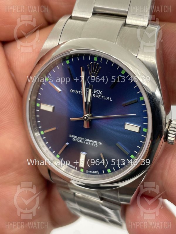 Фото 4 - Rolex Oyster Perpetual 39mm 114300-0003 Blue