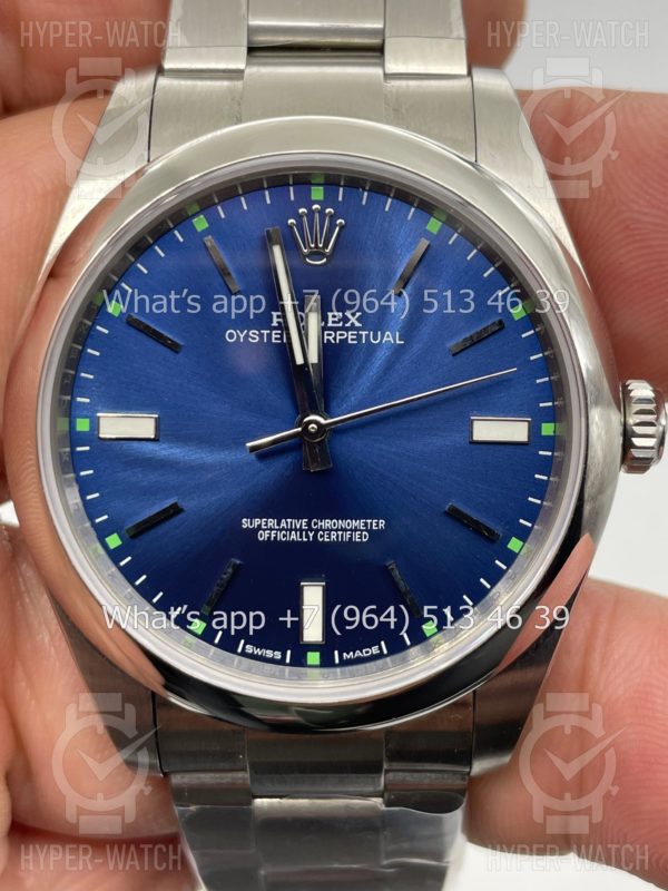 Фото 6 - Rolex Oyster Perpetual 39mm 114300-0003 Blue