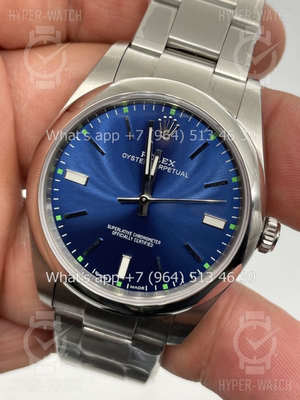 Фото 7 - Rolex Oyster Perpetual 39mm 114300-0003 Blue