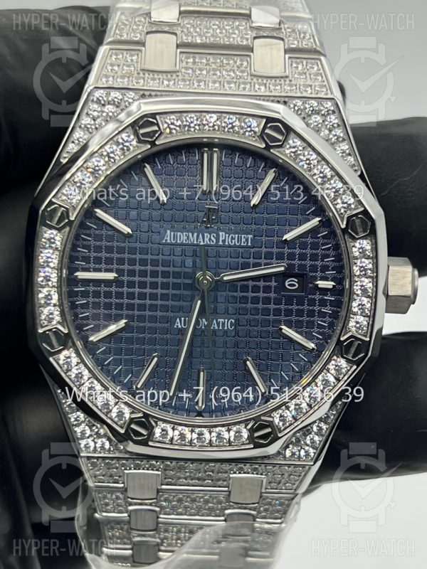 Товар Audemars Piguet Royal Oak 41mm Diamond Blue Фото 3 - Audemars Piguet Royal Oak 41mm Diamond Blue