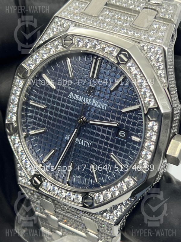 Товар Audemars Piguet Royal Oak 41mm Diamond Blue Фото 5 - Audemars Piguet Royal Oak 41mm Diamond Blue