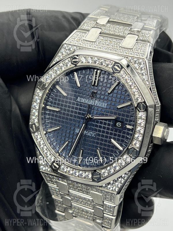 Товар Audemars Piguet Royal Oak 41mm Diamond Blue Фото 9 - Audemars Piguet Royal Oak 41mm Diamond Blue