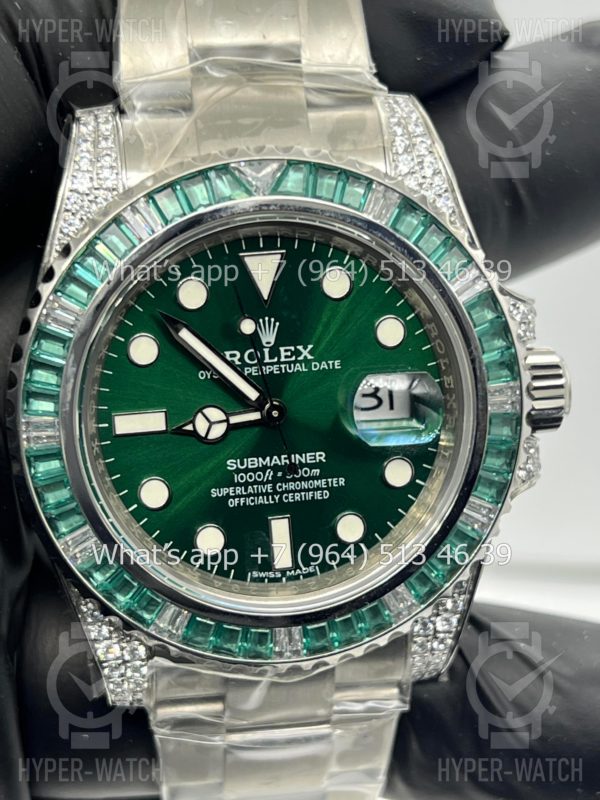 Товар Rolex Submariner 40mm Diamond Green 116619 Фото 2 - Rolex Submariner 40mm Diamond Green 116619