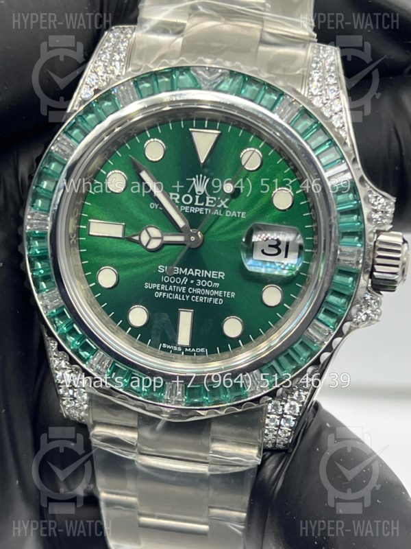 Товар Rolex Submariner 40mm Diamond Green 116619 Фото 9 - Rolex Submariner 40mm Diamond Green 116619