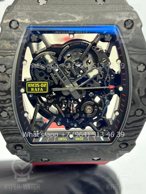Фото 3 - Richard Mille RM 035-02 Rafa Carbon Black Red V1