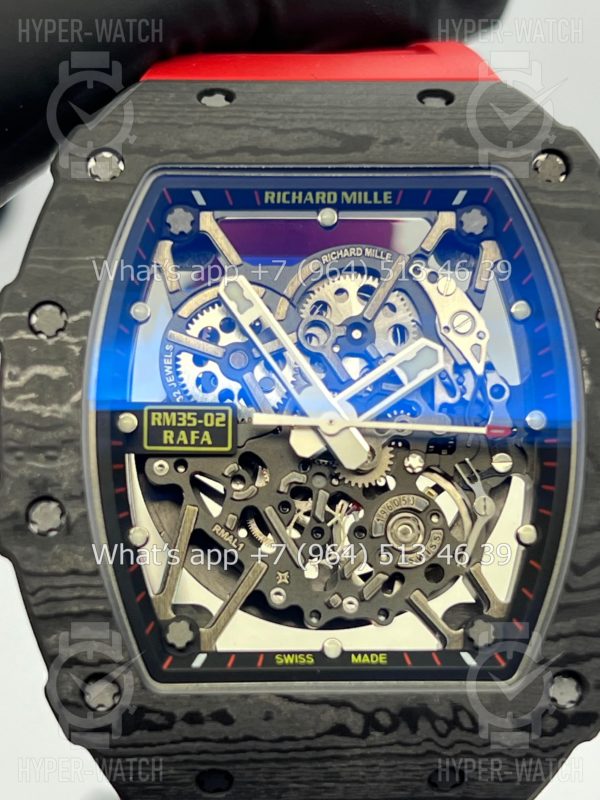 Фото 4 - Richard Mille RM 035-02 Rafa Carbon Black Red V1