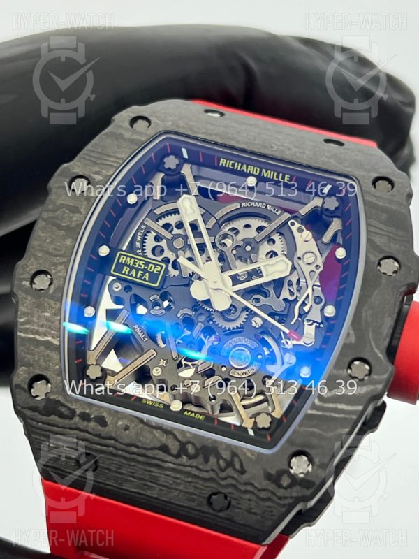Фото 7 - Richard Mille RM 035-02 Rafa Carbon Black Red V1