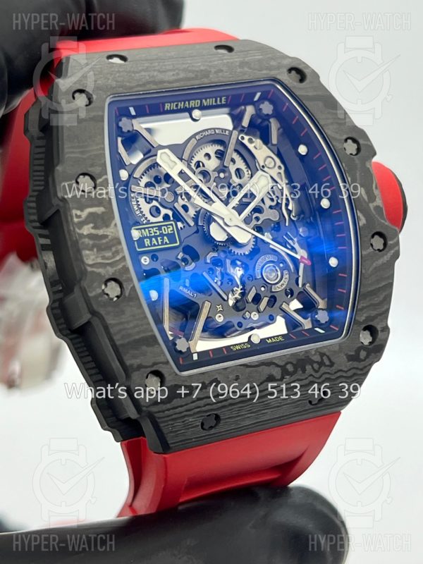 Фото 10 - Richard Mille RM 035-02 Rafa Carbon Black Red V1