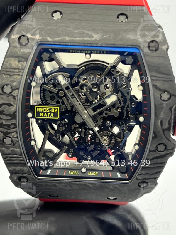 Фото 12 - Richard Mille RM 035-02 Rafa Carbon Black Red V1