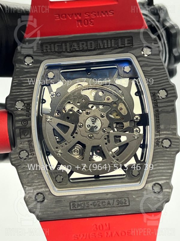 Фото 19 - Richard Mille RM 035-02 Rafa Carbon Black Red V1