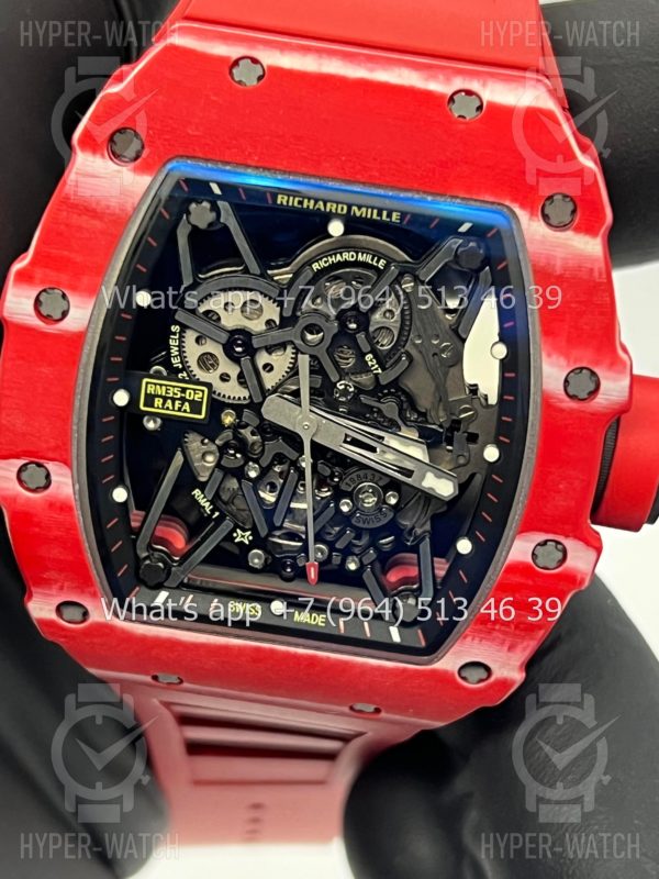 Товар Richard Mille RM 035-02 Rafa Red Carbon Фото 11 - Richard Mille RM 035-02 Rafa Red Carbon