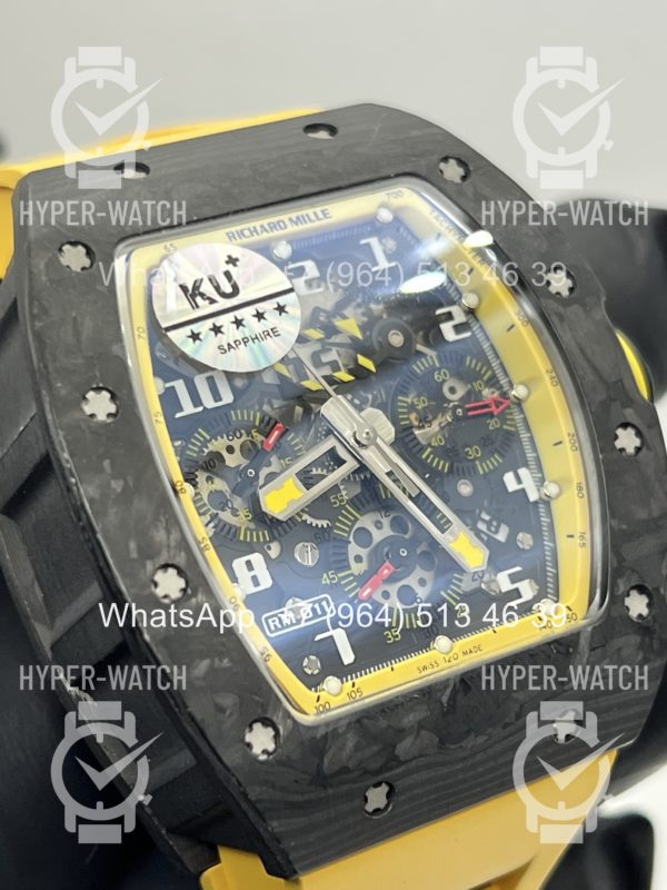 Товар Richard Mille RM 011-FM Black Yellow Фото 3 - Richard Mille RM 011-FM Black Yellow