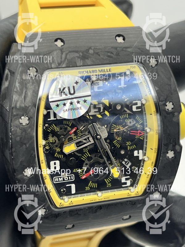 Товар Richard Mille RM 011-FM Black Yellow Фото 4 - Richard Mille RM 011-FM Black Yellow