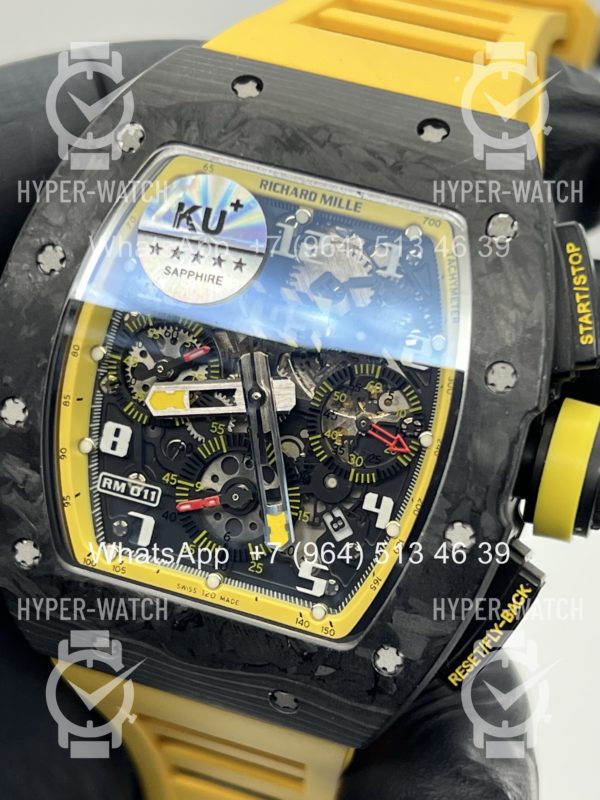 Товар Richard Mille RM 011-FM Black Yellow Фото 5 - Richard Mille RM 011-FM Black Yellow