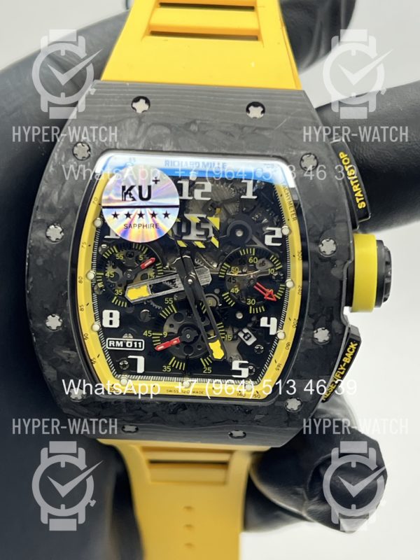 Товар Richard Mille RM 011-FM Black Yellow Фото 7 - Richard Mille RM 011-FM Black Yellow