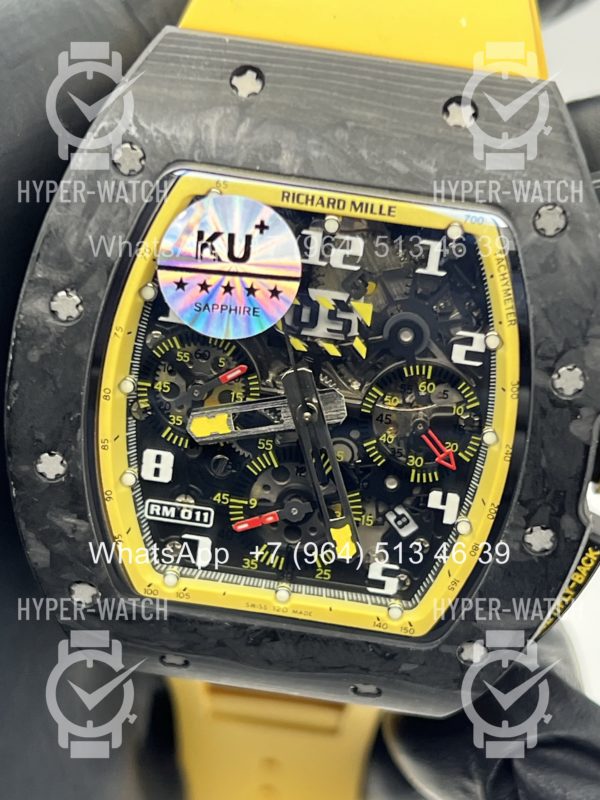 Товар Richard Mille RM 011-FM Black Yellow Фото 8 - Richard Mille RM 011-FM Black Yellow