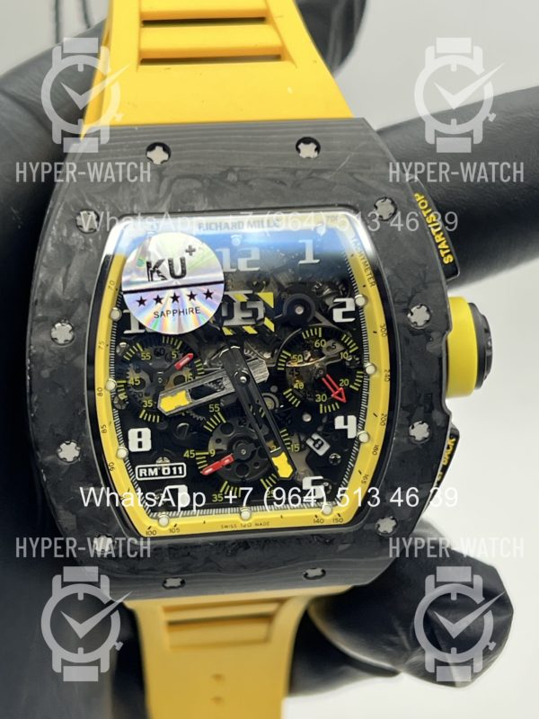 Товар Richard Mille RM 011-FM Black Yellow Фото 9 - Richard Mille RM 011-FM Black Yellow